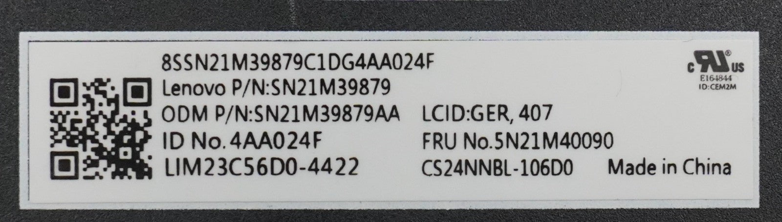 Orig Lenovo ThinkPad L16, T16 Tastatur – ohne Backlit