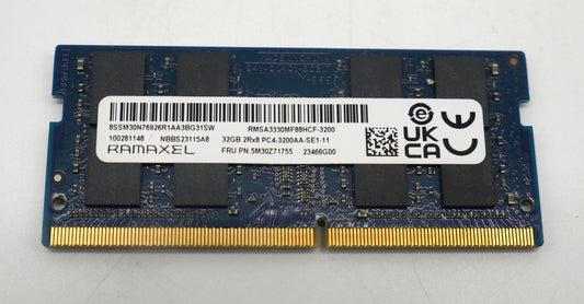 32GB 2Rx8 PC4 DDR4-3200AA-SE1-11 RAMAXEL DDR4 SO-DIMM Laptop Notebook RAM