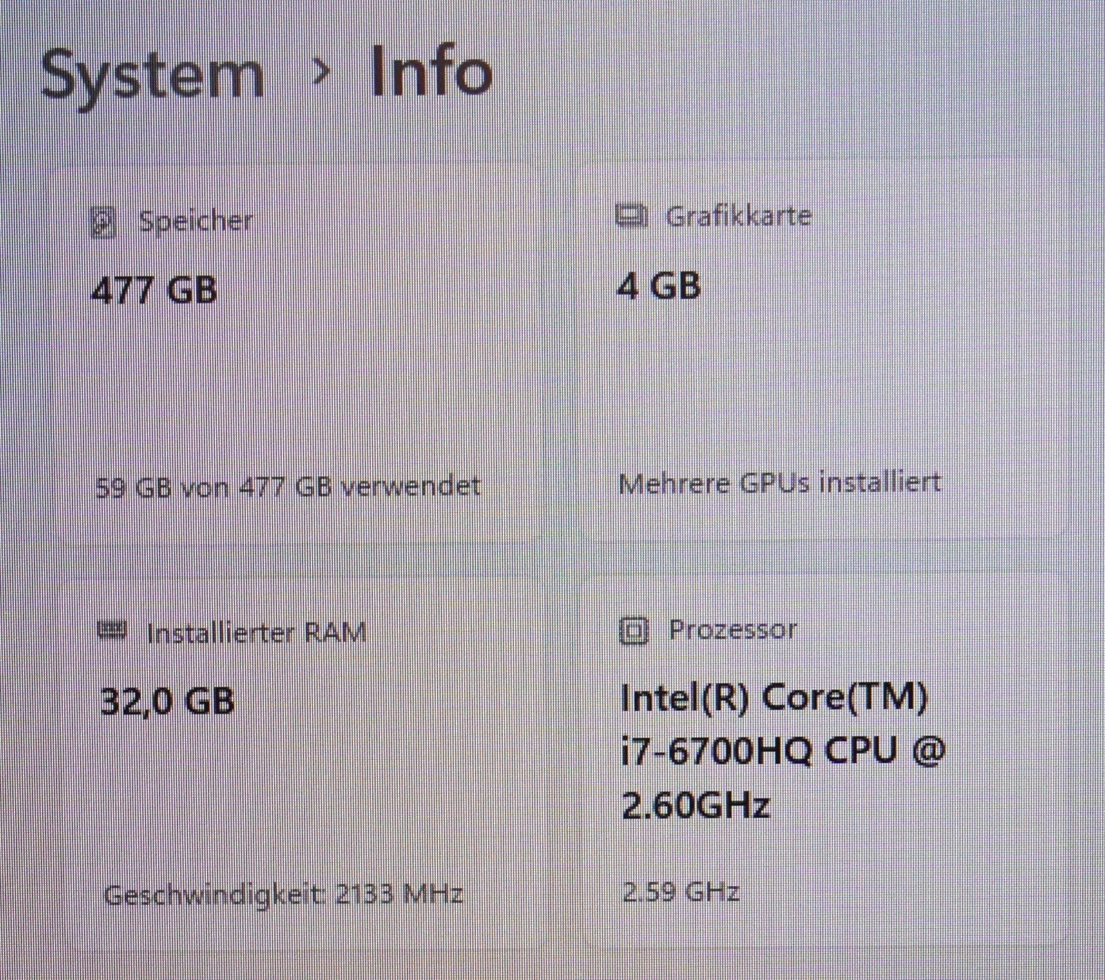 HP Zbook 17 G3 i7-6700HQ 32GB RAM 512GB SSD NVIDIA Quadro M3000M 17" FullHD