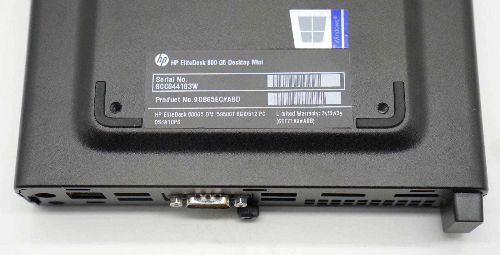 HP EliteDesk 800 G5 Mini PC i5-9500T 16GB RAM 512GB SSD Intel UHD 630 WLAN Win11