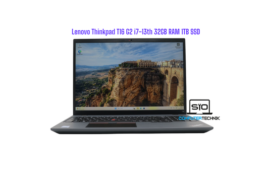 Lenovo Thinkpad T16 Gen2 i7-1370P 32GB RAM 1TB SSD FullHD GARANTIE Win11 #JAN27