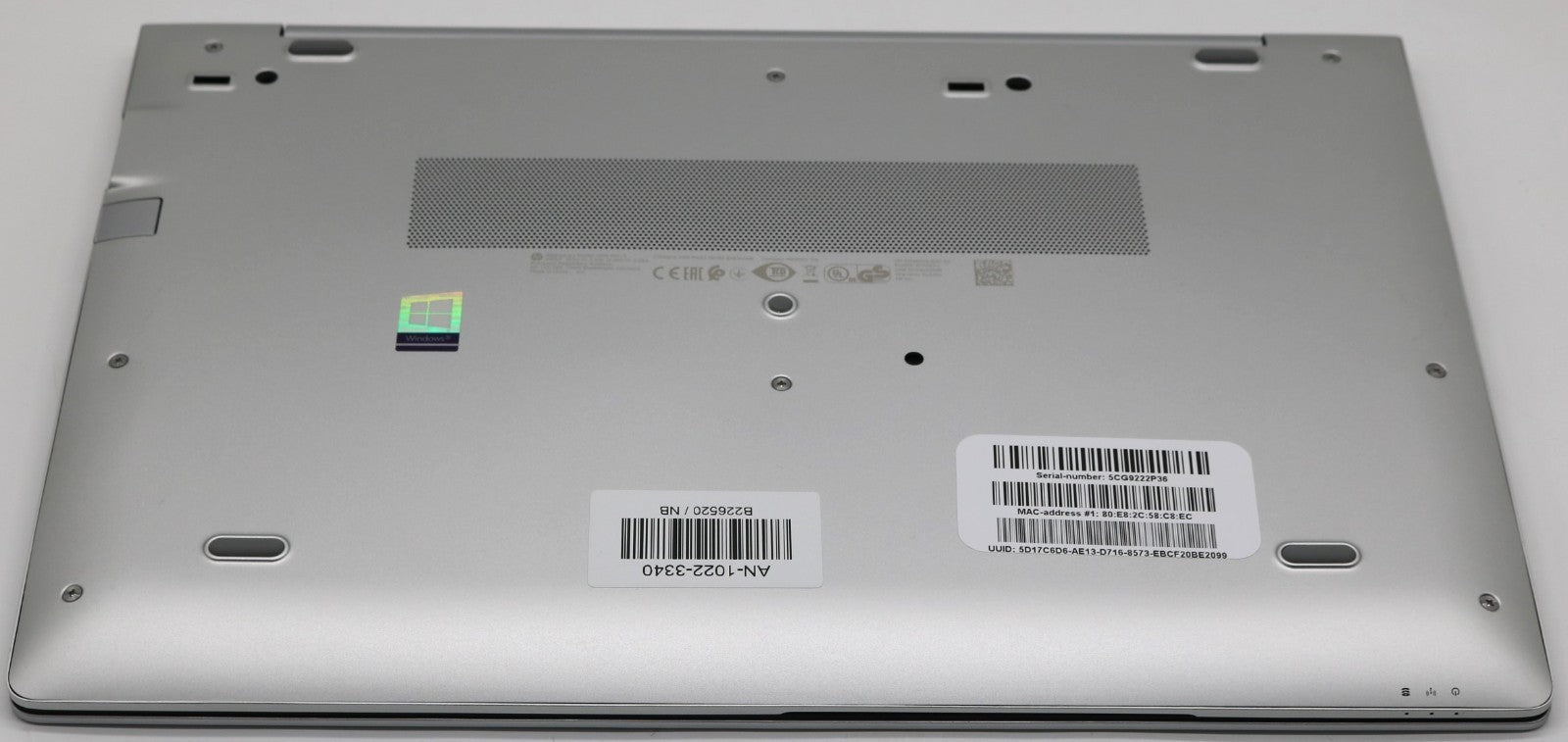 HP Elitebook 850 G5 i7-8650u 16GB RAM 512GB SSD NVMe, 15,6 FullHD IPS (matt) Win