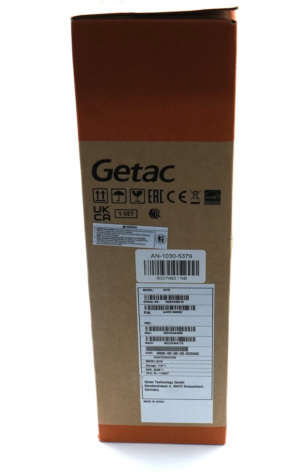Getac S410 G4 i5-1145G7 32GB RAM 1TB SSD 14" FHD TOUCH Win11 - QWERTY -  wie neu