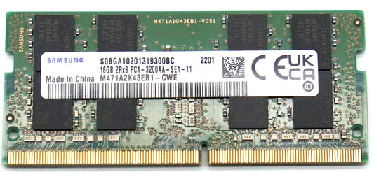 Samsung 16GB RAM DDR4 3200MHz SO-DIMM 2Rx8 PC4-3200AA-SE1-11