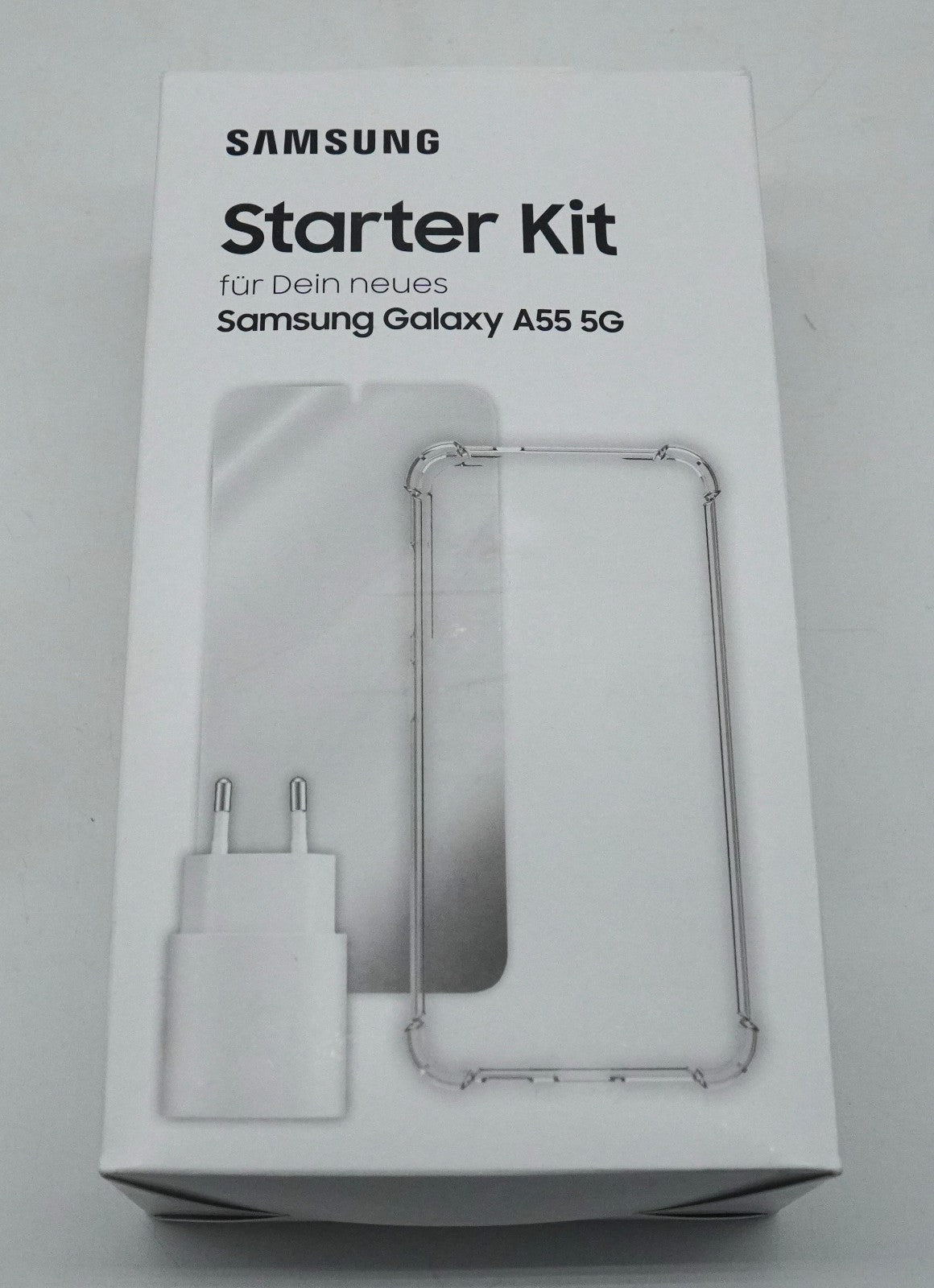 📱 SAMSUNG Galaxy A55 5G Starter Kit – 25W Schnellladegerät + Schutzglas + Cover