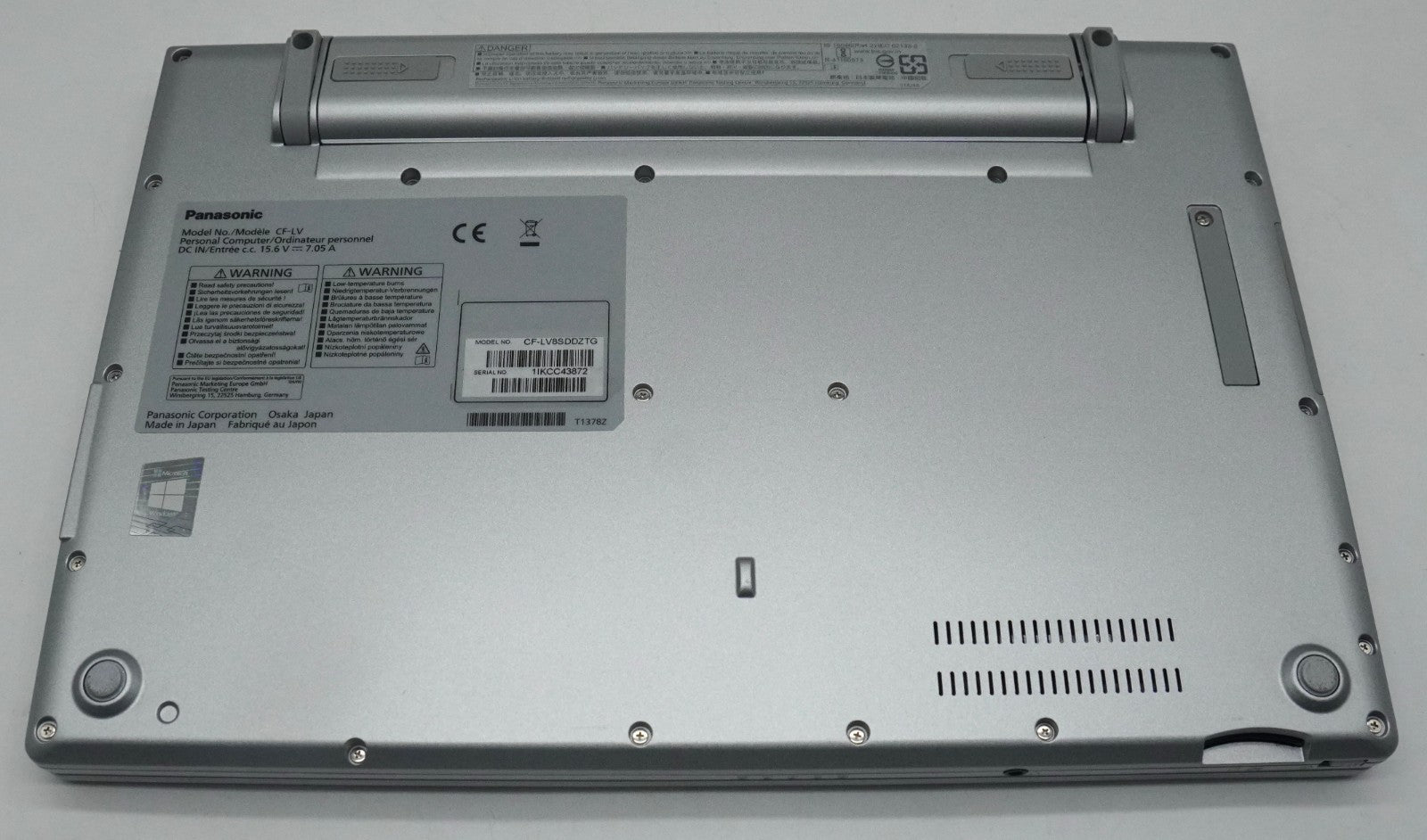 Panasonic CFLV8-1 i7-8665U 16GB RAM 512GB SSD(SATA) Intel Graphics 620 FullHD