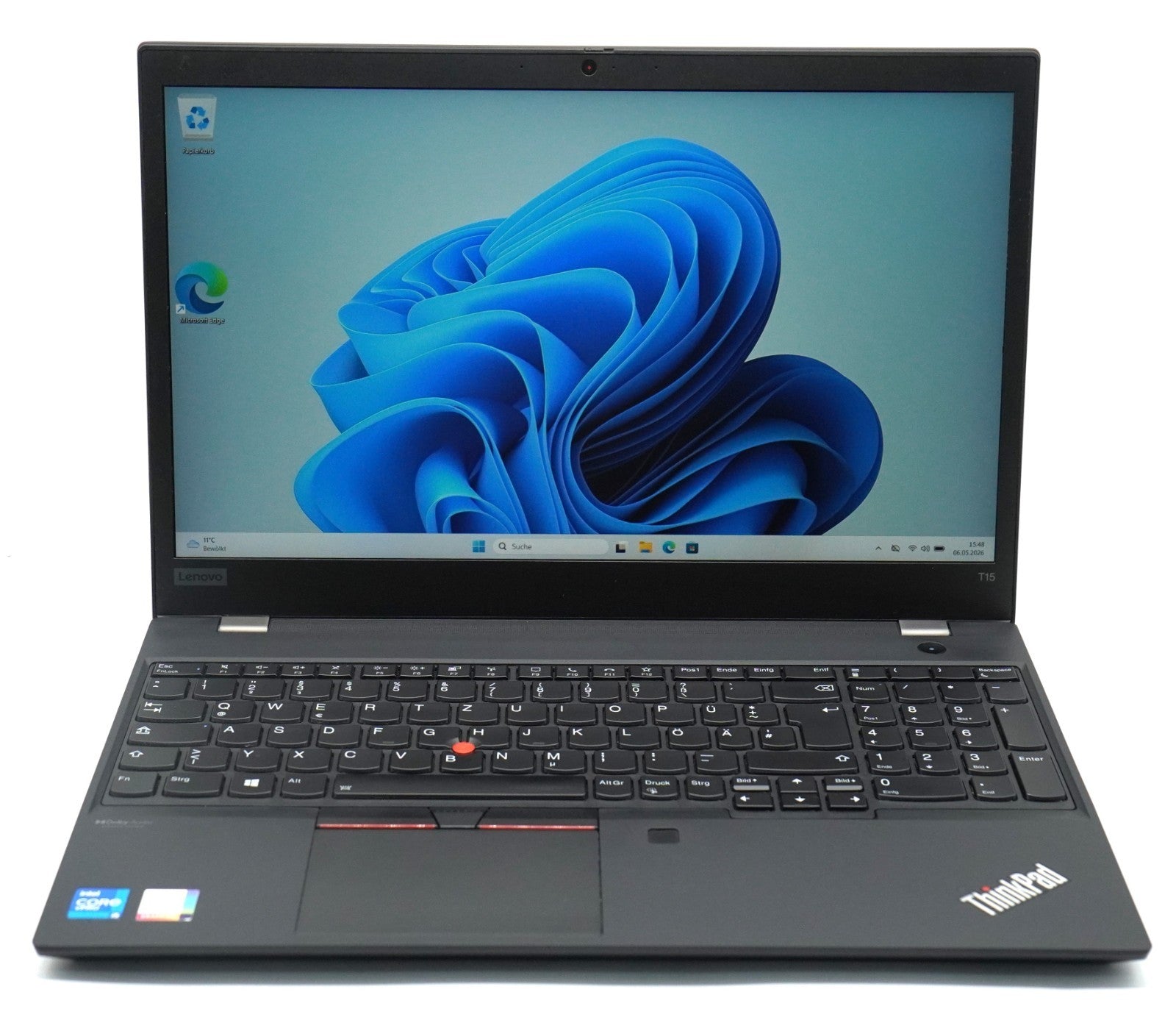 Lenovo ThinkPad T15 Gen 2 i5-1145G7 16GB RAM 512GB SSD 15,6" FHD B-Ware Win 11