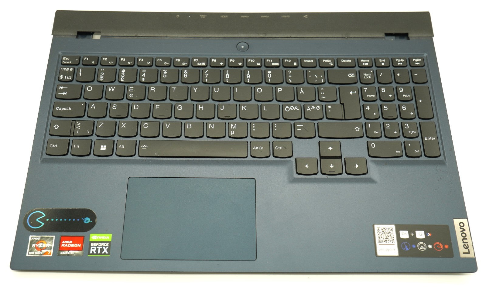 Lenovo Legion 5 15ACH6H Palmrest Tastatur Topcase Touchpad Oberteil QWERTY