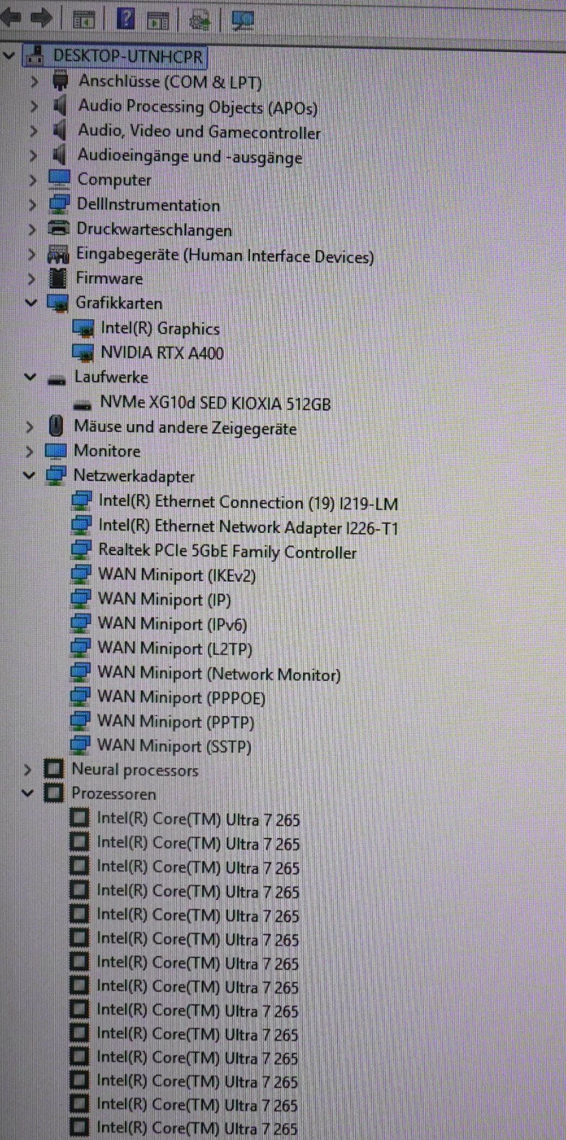 Dell Pro Max Tower T2 Ultra 7 16GB RAM 512GB SSD NVIDIA RTX A400 Ohne OFP Win11