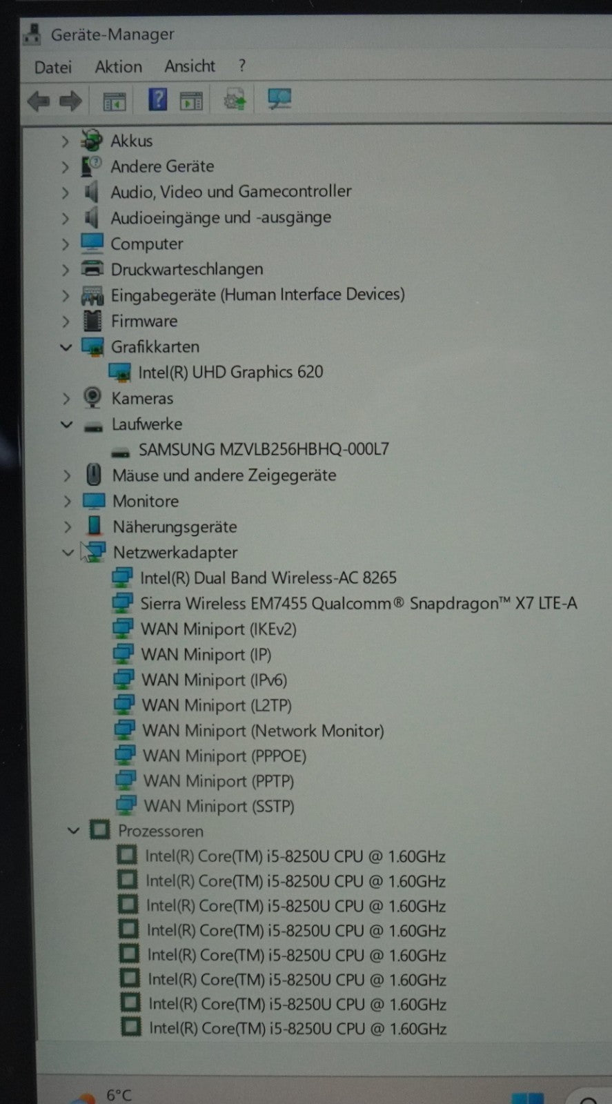 Lenovo Thinkpad X1 Tablet Gen3 i5-8250U 8GB RAM 256GB SSD 3K Display Touch Win11