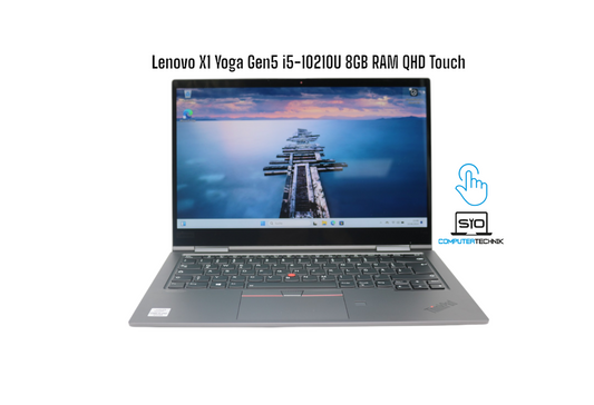 Lenovo Thinkpad X1 Yoga Gen 5 i5-10th Gen 8GB RAM 512GB SSD(neu) QHD Touch Stift