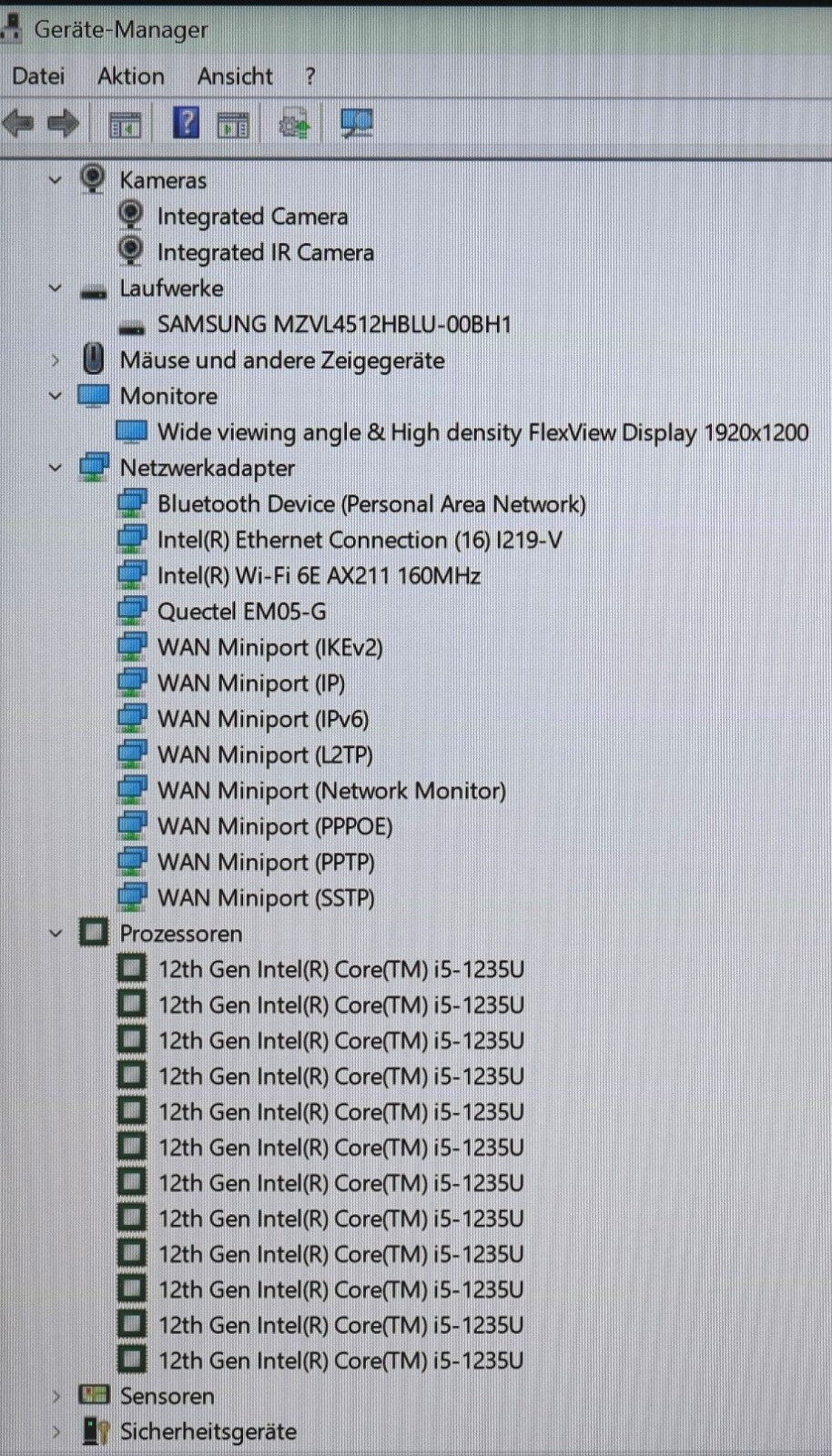 Lenovo Thinkpad T14 Gen 3 i5-1235U 16GB RAM 512GB SSD FHD IPS Backlight