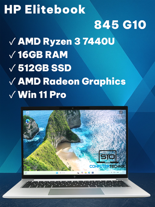 HP Elitebook 845 G10 AMD Ryzen 3 7740U 16GB RAM 512GBSSD 14 FHD Win11 #2
