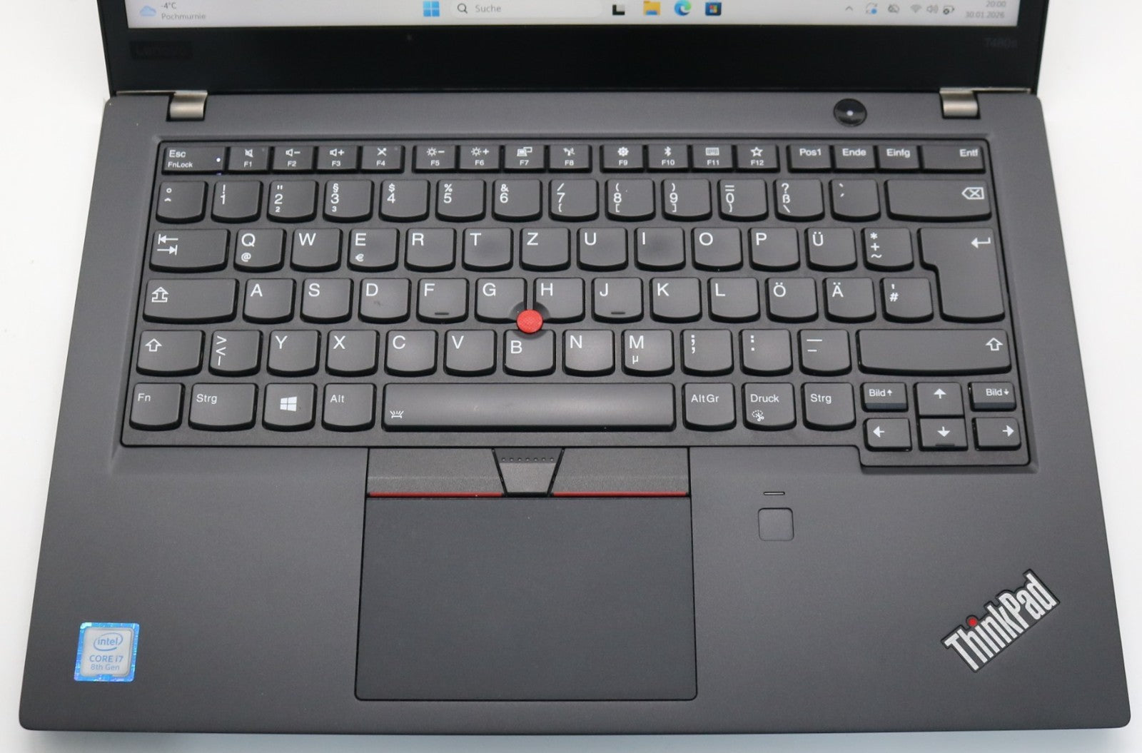 Lenovo ThinkPad T480s i7-8550U 16GB RAM 512GB SSD 14 Intel UHD 620 Win11