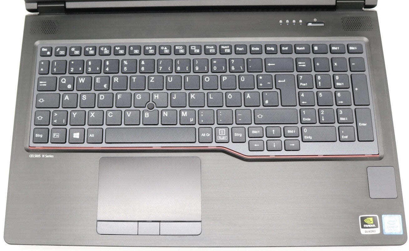 Fujitsu Celsius H780 i7-8750H 32GB RAM 512 SSD NVMe P600 15,6 Zoll A-Ware Win11