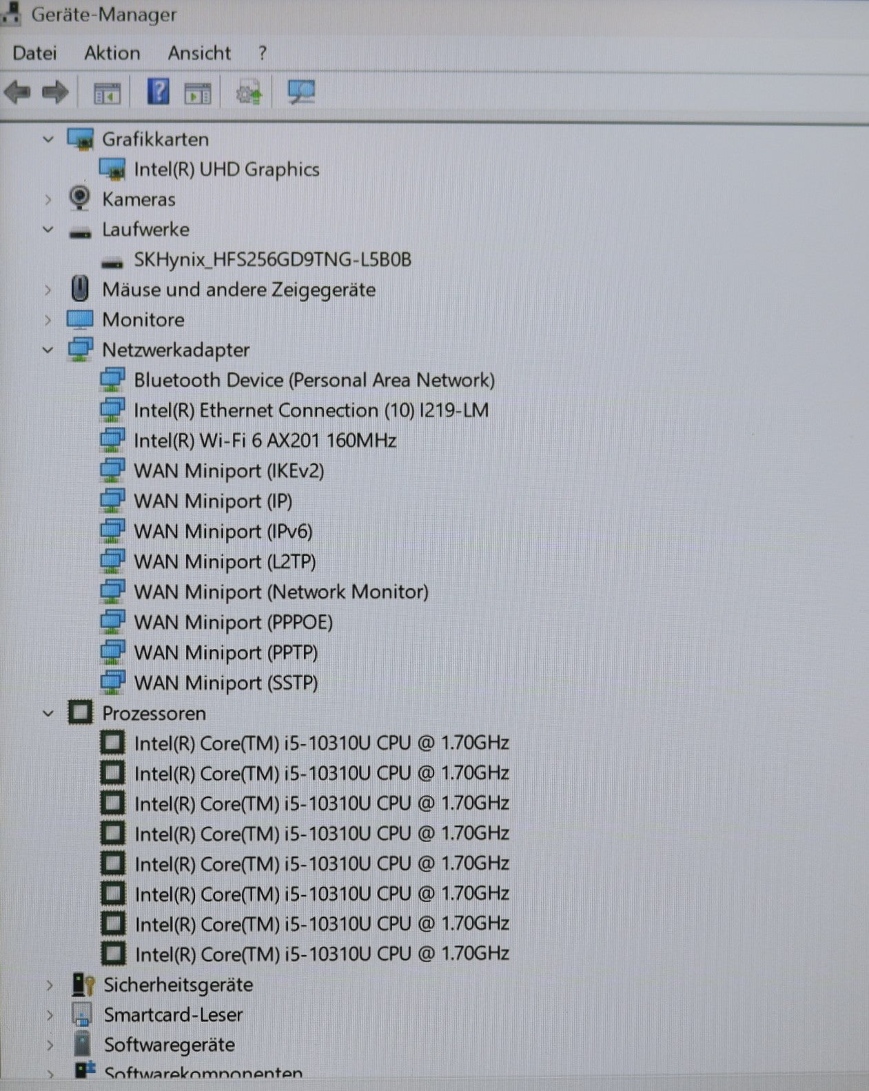 Lenovo Thinkpad T14 Gen1 i5-10310U 32GB RAM 512GB SSD 14" FullHD Backlight