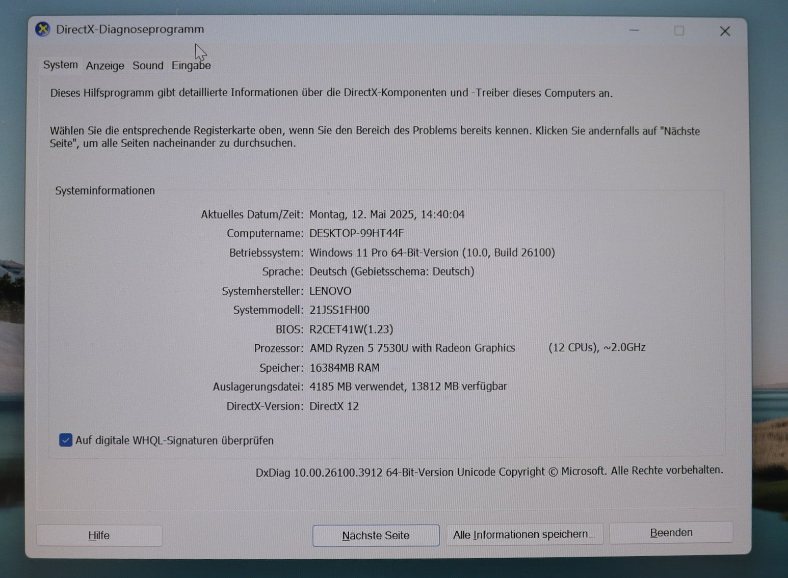 Lenovo ThinkPad E14 | Gen5 AMD Ryzen 5 7530U | 16GB RAM | 512GB SSD | FHD  | BIOSFREI